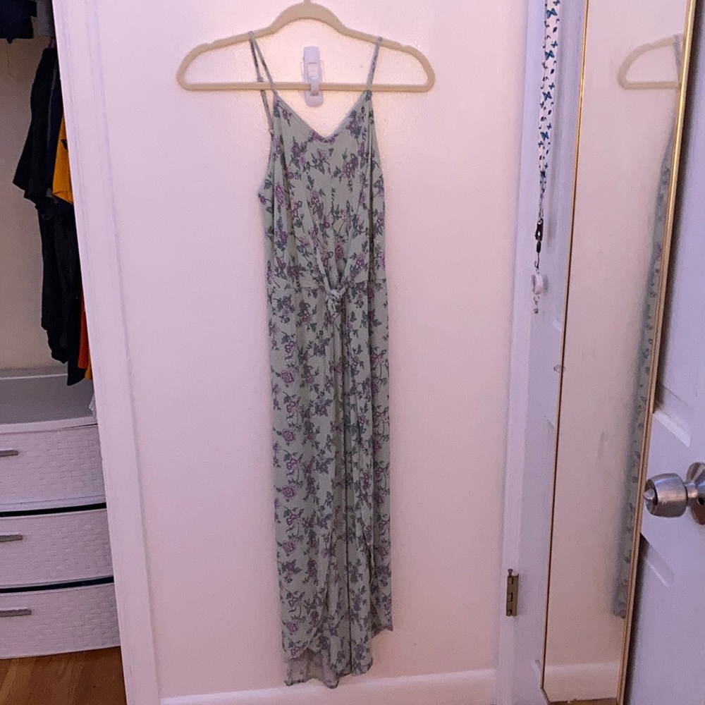 Light blue dress with flowers